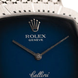 Rolex Cellini 4029 Blue Ombre 18k 1970s