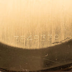 Closeup of a Vintage Rolex Cellini 4083 Ombre from 1973 Case. 33mm with 18k Yellow Gold Case, Manual Wind Movement, Original Brown Ombre Dial and Leather Strap.