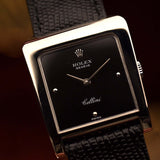 Rolex Cellini 4100, glänzend schwarz, 1976