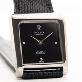 Rolex Cellini 4100, glänzend schwarz, 1976