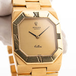 Used Rolex Cellini 4350 Octagon 18k 1970s Dial