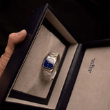 Rolex Cellini 4350 Octagon Blue 1983
