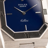Rolex Cellini 4350 Octagon Blue 1983