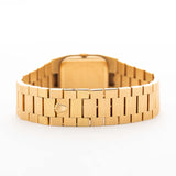 Vintage Rolex Cellini 4350 Octagon Wood 1981 18k Rolex President Bracelet with clasp with crown
