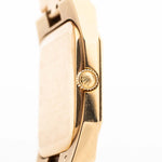 Vintage Rolex Cellini 4350 Octagon Wood 1981 18k yellow gold case with crown