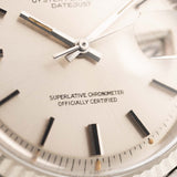 Rolex Datejust 1601 Silver Pie Pan 1973