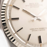 Rolex Datejust 1601 Silver Pie Pan 1973
