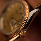 Rolex Datejust 1601, zweifarbig, Leinenarmband, 1972