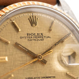 Rolex Datejust 1601, zweifarbig, Leinenarmband, 1972