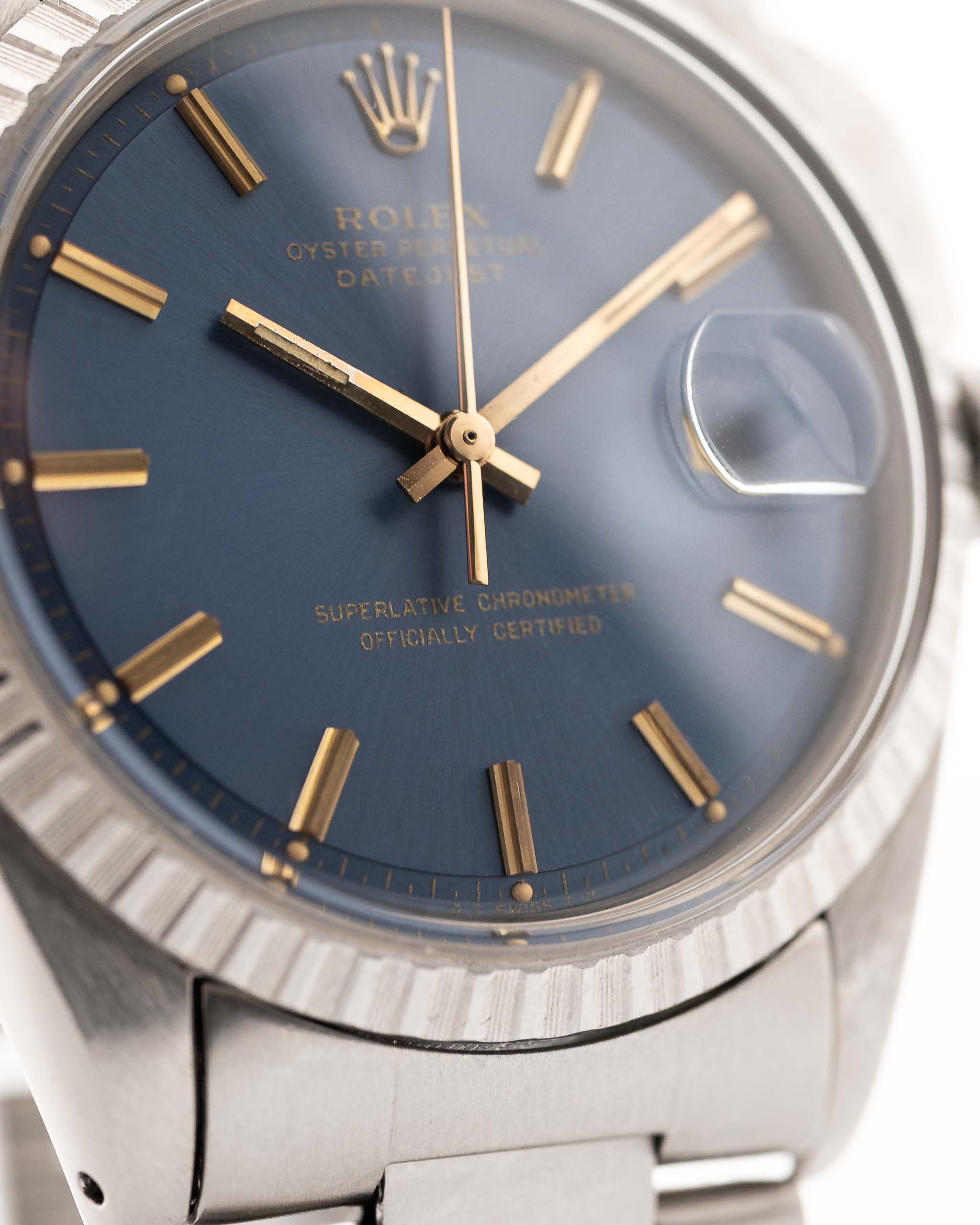 Rolex Datejust 1603 Blue 1978 – GOLDAMMER - Main Image