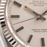 Rolex Datejust Pie Pan 1601 Silver 1973