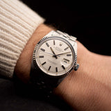 Rolex Datejust Pie Pan 1601 Silver 1973