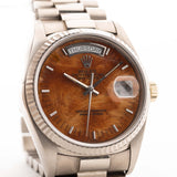 Rolex Day Date 18039 Burl Wood 1987