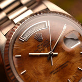 Rolex Day Date 18039 Burl Wood 1987