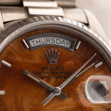 Rolex Day Date 18039 Burl Wood 1987