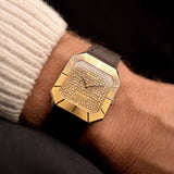 Rolex Geneve 4150 Two Tone Pavé Diamond 1981