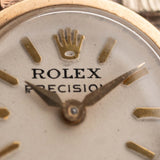 Rolex Precision 9011 Cocktail 9k Trinity 1960s