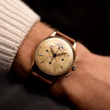 Universal Geneve 12268 Tri Compax Jumbo Rose 1950s