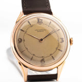 Universal Geneve 10406 Art Deco 18k Rose 1946