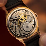 Universal Geneve 10406 Art Deco 18k Rose 1946