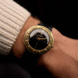Universal Geneve 106525 Disco Volante 18k Black 1950s
