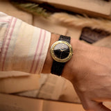Universal Geneve 106525 Disco Volante 18k Black 1950s