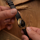 Universal Geneve 106525 Disco Volante 18k Black 1950s