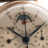 Universal Geneve 12253 Tricompax 18k Rose 1940s