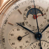 Universal Geneve 12253 Tricompax 18k Rose 1940s