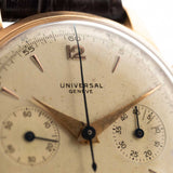 Universal Geneve 124103 Uni Compax 18k Rose 1950