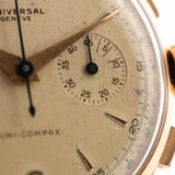 Universal Geneve 124103 Uni Compax 18k Rose 1950