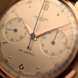 Universal Geneve 124103 Uni Compax 18k Rosa 1951