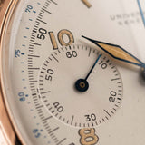 Universal Geneve 12439 Uni Compax Rosé 1940s