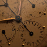 Universal Geneve 12540 Aero Compax 18k 1940s