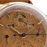 Universal Genève 12554 Tri Compax 18 Karat, 1940er Jahre