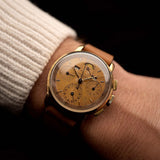 Universal Genève 12554 Tri Compax 18 Karat, 1940er Jahre