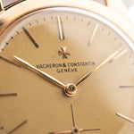 Vacheron Constantin watch - Vacheron Constantin 4600 Rose gold dial Patrimony 1956 closeup