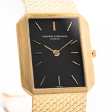 Vacheron Constantin 7457 Rectangular 18k Black 1970s