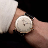 Vintage Cacheron Constantin watch - Vacheron Constantin 18k Rose Gold Teardrop Railroad 1940s