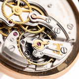 Vacheron Constantin 18k Rose Teardrop Railroad 1940s