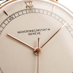 Vintage Cacheron Constantin watch - Vacheron Constantin 18k Rose Gold Teardrop Railroad 1940s white/silver colored dial
