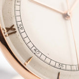 Vacheron Constantin 18k Rose Teardrop Railroad 1940s