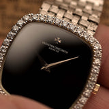 江詩丹頓 2099 TV 縞瑪瑙鑽石腕錶 1970年代