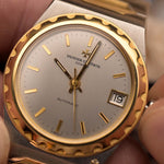 Vacheron Constantin 222 Two Tone 46003 from the 1980s. 33.5mm in Stainless Steel & 18k Yellow Gold with Automatic Caliber 1124, Silver Dial and Iconig VC222 Two Tone Bracelet.