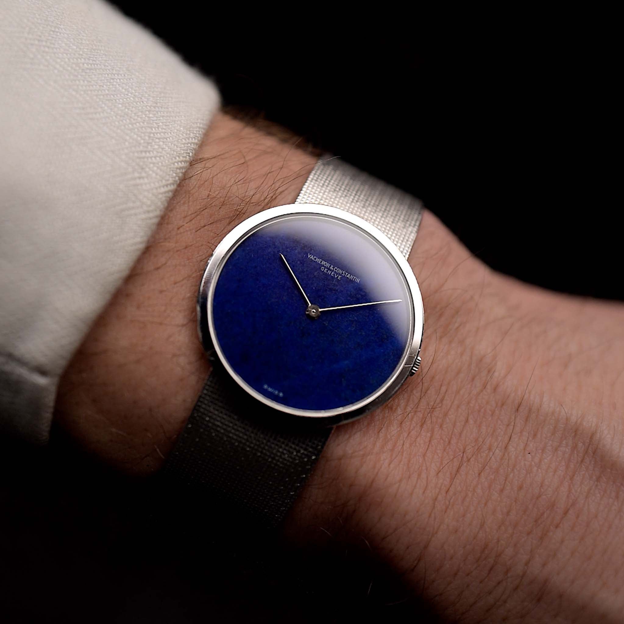 Vintage Vacheron Constantin 7291 Lapis Lazuli 18k 1970s