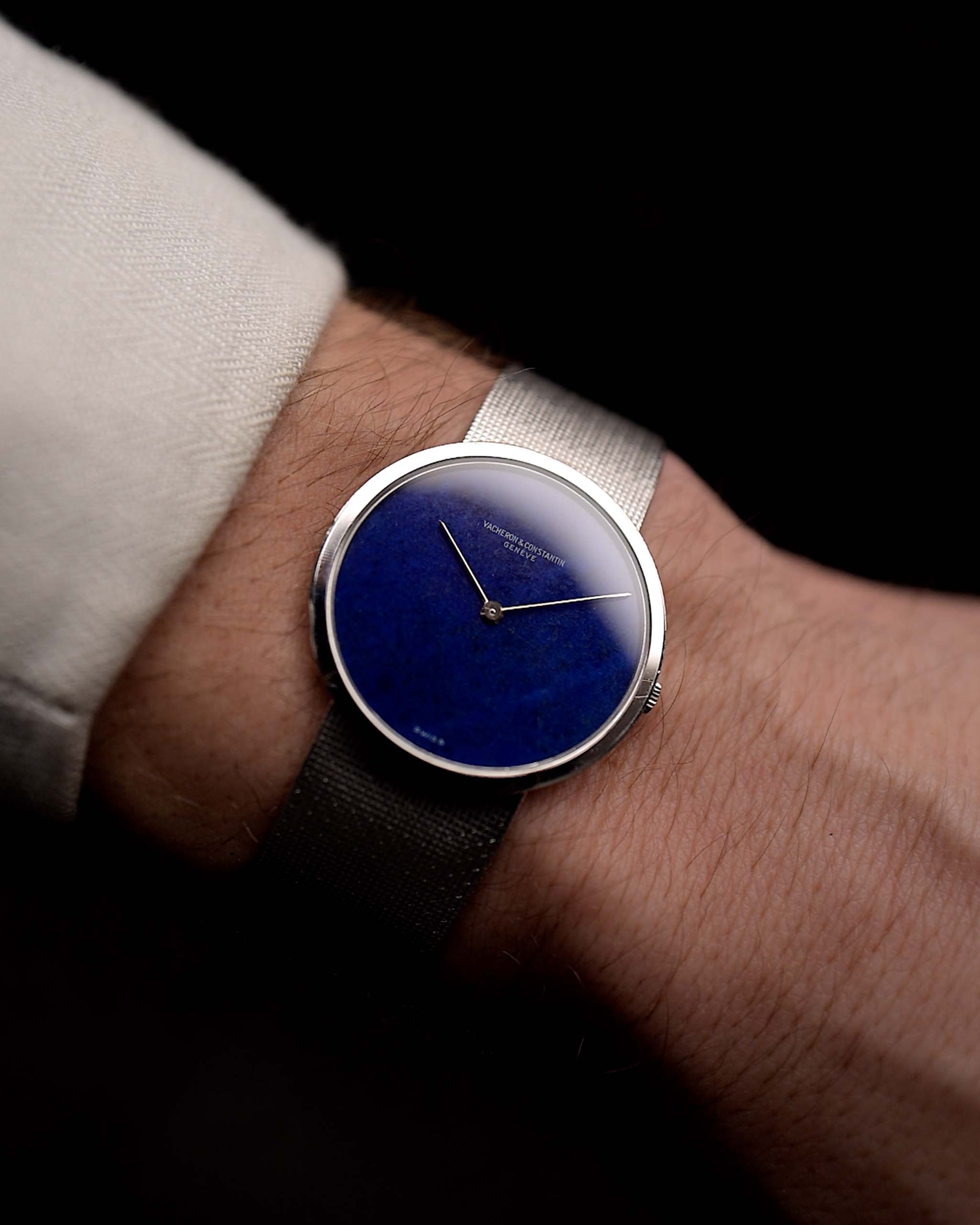 Vintage Vacheron Constantin 7291 Lapis Lazuli 18k 1970s