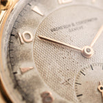 Preowned Vacheron Constantin Guilloche 18k Rose 1940s Dial