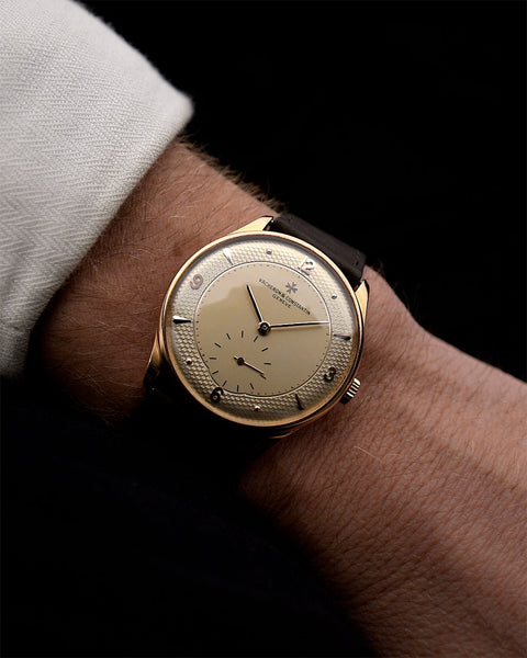 Vacheron Constantin 18k Rose Guilloché 1950s – GOLDAMMER