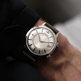 Jaeger LeCoultre Memovox Silver 1960s