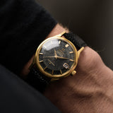 Omega Constellation 18k Pie Pan Black 1966